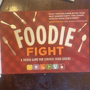 New unused Foodie Fight trivia game